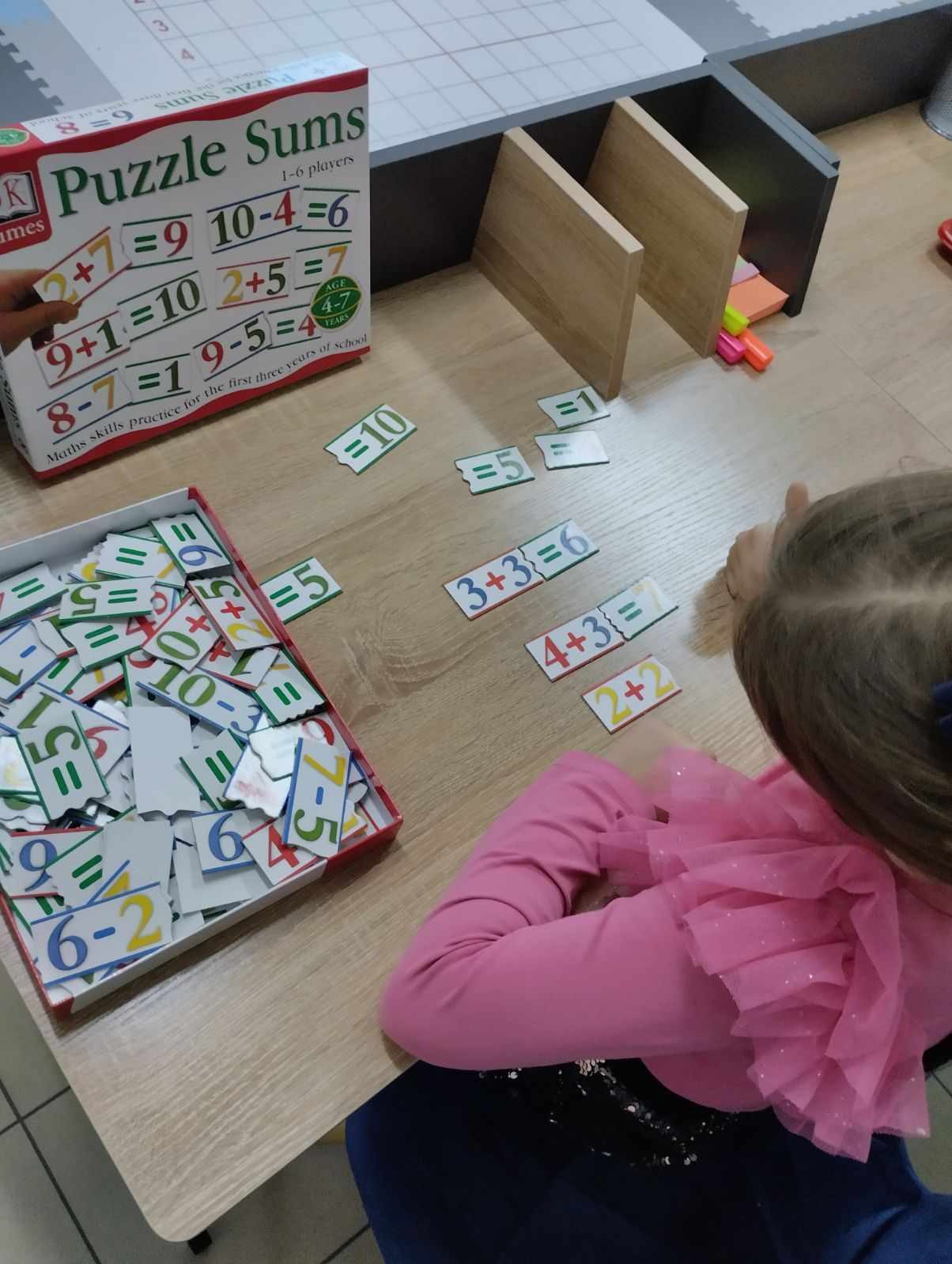 Puzzle matematyczne do ćwiczenia dodawania i odejmowania