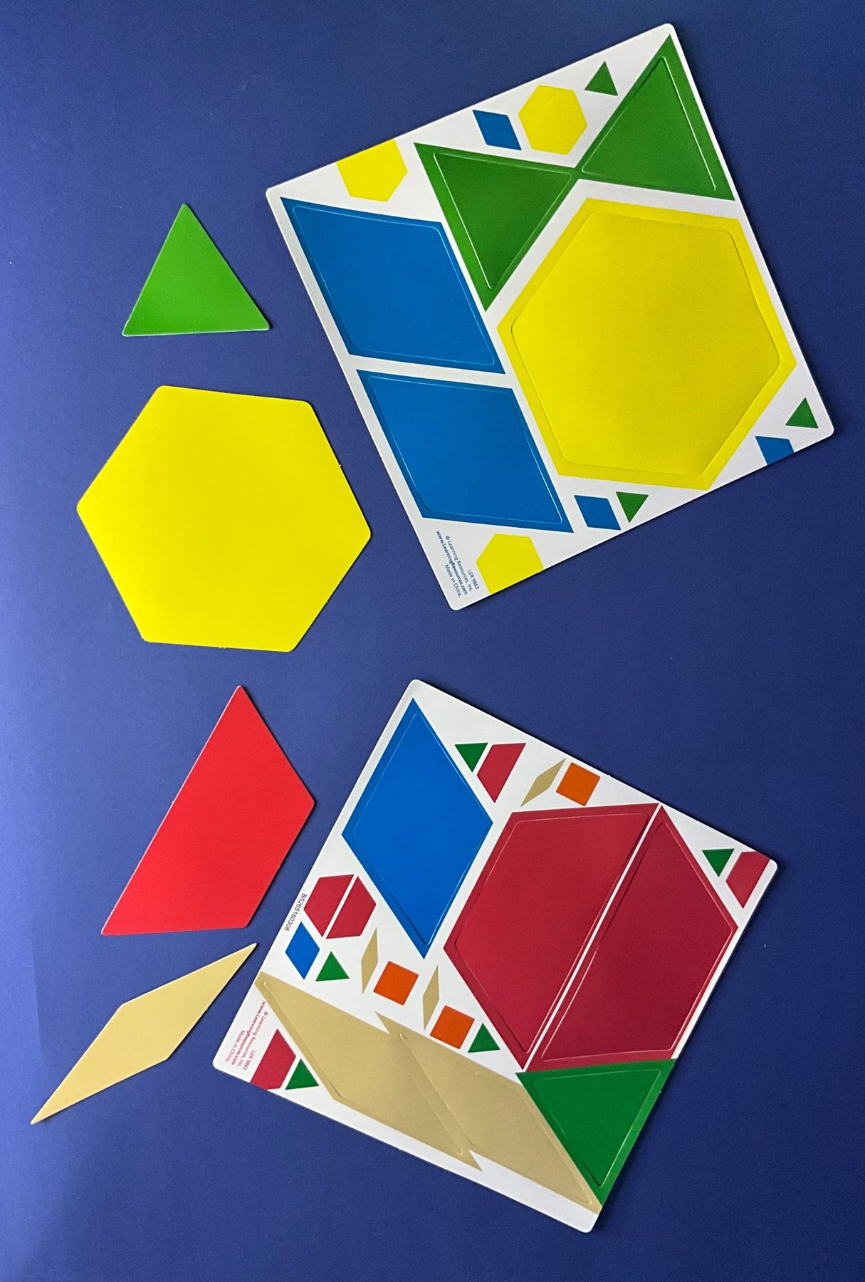 Układanki z figur geometrycznych